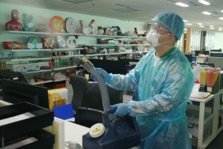 Masterclean-辦公室深層清潔服務 AHP快速霧化消毒