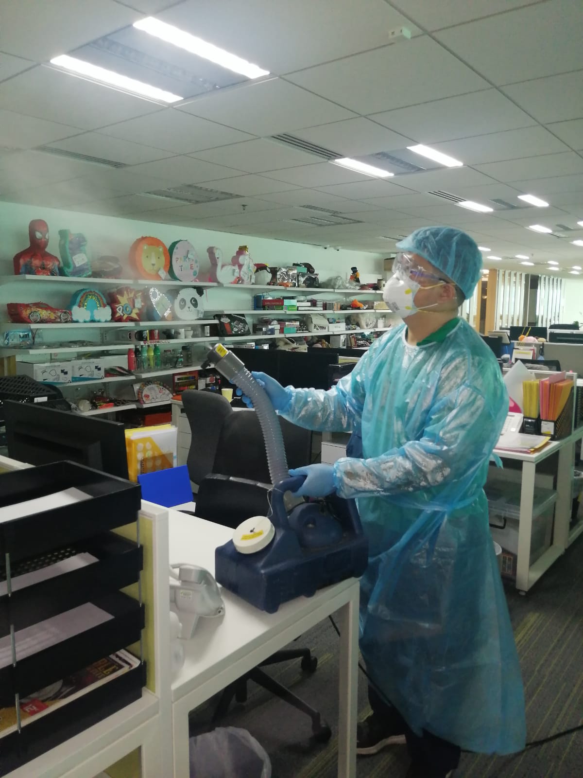 Masterclean-辦公室深層清潔服務 AHP快速霧化消毒