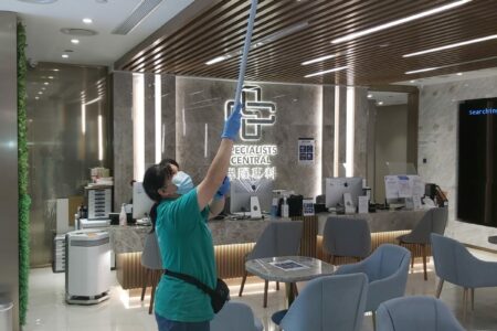 Masterclean-醫療中心深層清潔消毒 天花清潔