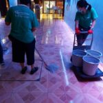 Masterclean-戲院清潔 瓷磚地板清潔 清潔後反曬光