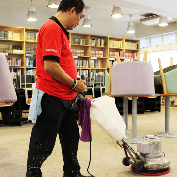 masterclean_cleaning_library Masterclean-專業地毯清潔服務 使用洗地氈機高速清洗地毯