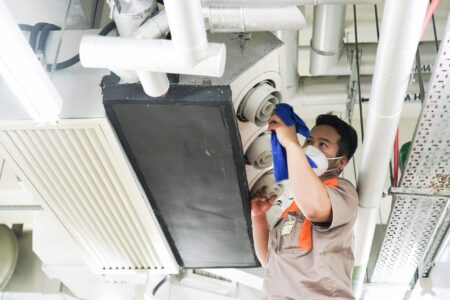 Masterclean-新界區粉嶺安樂村工場清潔-工場清潔通風口清潔 專業清潔劑更安全有效