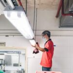 Masterclean-食物生產工場清潔 吊燈去污除塵清潔