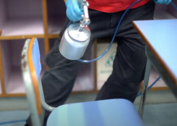 Masterclean-新界區葵涌小學 學校消毒塗層-TTA® 長效納米光觸媒消毒殺菌塗層方案