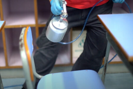 Masterclean-新界區葵涌小學 學校消毒塗層-TTA® 長效納米光觸媒消毒殺菌塗層方案