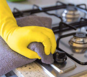 Masterclean-廚房清潔 大掃除 塑膠手套安全衛生 軟布清楚油垢