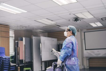 MasterClean-AHP快速霧化消毒 手持噴霧機對每一個位置進行消毒