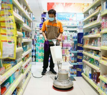 Masterclean-店鋪清潔 洗地氈機高速清洗地面