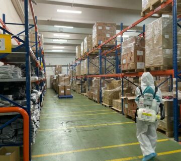 warehouse空氣消毒| Masterclean