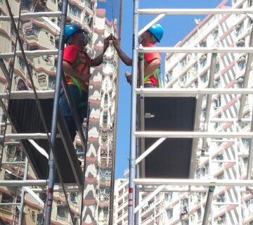 門面外落地大玻璃深層清潔| Masterclean