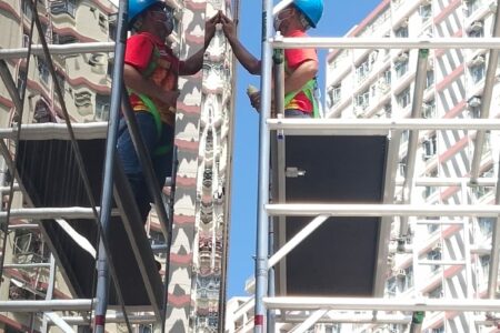 門面外落地大玻璃深層清潔| Masterclean